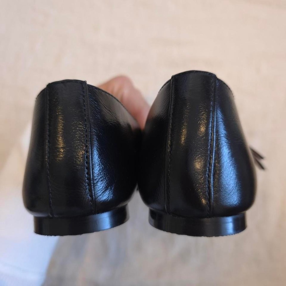 Madewell The Greta Double-Strap Ballet Flat - Size 6.5/ True Black/ (NX543) - Picture 7 of 8